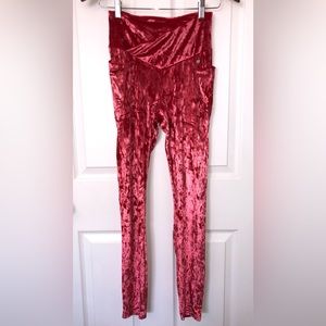Fabletics velour leggings (S/6)